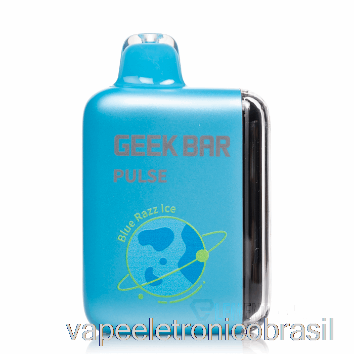 Vape Eletrônico Geek Bar Pulse 15000 Descartável Azul Razz Ice